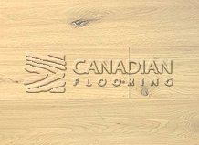 White Oak, CanfloorHand-Scraped, 6.5" x 3/4"Color:  Cobblestone

                                 Engineered Flooring Uxbridge