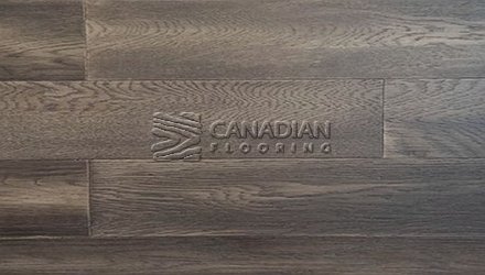 White Oak, Canfloor AN, 5.0" x 3/4", Wire-Brushed FinishColor:   Highland Engineered flooring