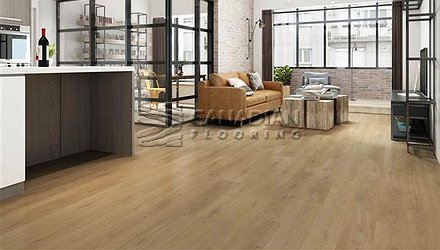 Luxury Vinyl Flooring, Biyork, Hydrogen 5 mm, Click, Color:  Cashmere