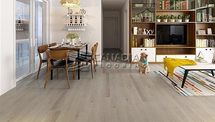 Luxury Vinyl Flooring, Biyork, Hydrogen 6 mm, Click, <br>Color:  Nudie