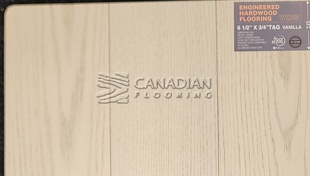 Engineered White OakWeiss, 6.5" x 3/4"Color: Vanilla Engineered flooring