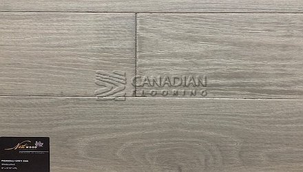 Engineered White Oak, Nestwood, 5.0" x 9/16", Brushed Finish<br>Color: Pisanelli Grey Oak