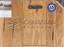 Engineered White Oak, Evergreen, 7-1/2" x 5/8"   Color: Honey
                                 7-1/2" (177.8 mm) Engineered flooring