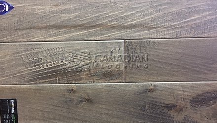 Hard Maple, Superior Enhanced, 5.0" x 3/4", Hand-ScrapedColor: Pepper Engineered flooring