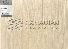 Engineered Oak, Tosca, Prestige Collection, 6.5" x 3/4", Color: Milk White

                                 Engineered Flooring Uxbridge