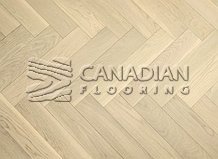 Engineered Herringbone American White Oak, 5" x 3/4", Brushed Finish Color: Pearl

                                 Engineered Flooring Kanata