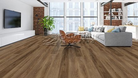 Luxury Vinyl Flooring, Biyork, Hydrogen 6 mm, Click, <br>Color:  Playful Otter