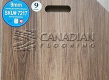 Luxury Vinyl Flooring, Canfloor, Vancouver Collection,  9.0 mm, with 2.0 mm IIC-73/STC-72 underpadColor: 7217

                                 Vinyl Flooring Barrie