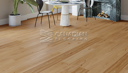 Engineered Hickory, Biyork, 7-1/2" x 3/4" Color:   Evening Barnyard Engineered flooring