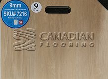 Luxury Vinyl Flooring, Canfloor, Vancouver Collection,  9.0 mm, with 2.0 mm IIC-73/STC-72 underpadColor: 7216

                                 Vinyl Flooring London, Ontario
