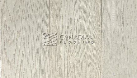 Engineered Oak, Tosca, Monarch Collection, 7.5" x 3/4", Color: Grayish White Engineered flooring