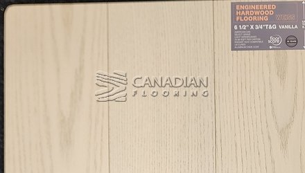 Engineered White OakWeiss, 6.5" x 3/4"Color: Vanilla Engineered flooring