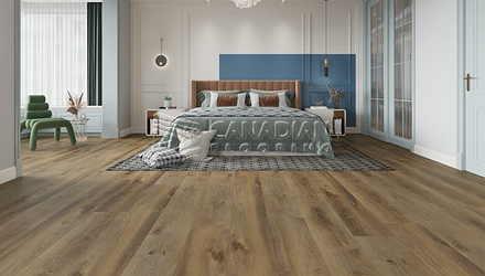 Luxury Vinyl Flooring, Biyork, Hydrogen 7 mm, Click, Color:  Daliwood Vinyl flooring