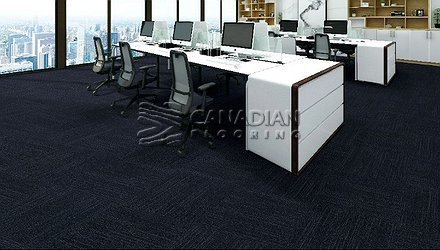 Carpet Tile Flooring Canmore 2200 Series<br>Color: Midnight Sky