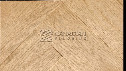 Engineered White Oak, Lucid, 7-1/2" x 3/4"  <br> Color:  Essence HB