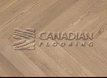 Engineered Chevron American White Oak, 5" x 3/4", Brushed Finish Color: Macaroon

                                 Engineered Flooring Milton