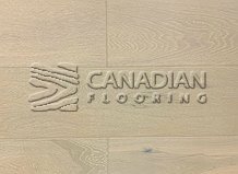 Engineered White Oak CANFLOOR, 7-1/2" x 3/4" Color: Light House
                                 Engineered Hardwood Flooring - Toronto, Ontario