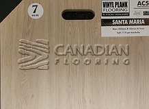 Luxury Vinyl Flooring, Aqua Plus Classic, NAF, 7.0 mm, Color: Santa Maria
                                 Vinyl Flooring Markham