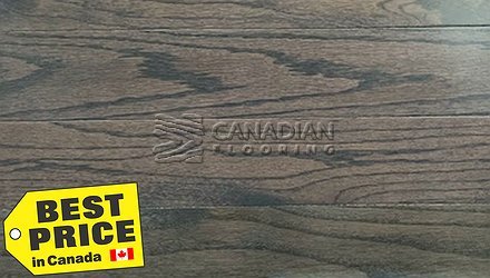 Solid Red Oak Flooring, 3-1/4", Select & Better, 1568 sq.ft., Color: Charcoal Hardwood flooring