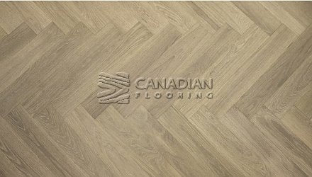 Engineered Herringbone American White Oak, 5" x 3/4", Brushed Finish Color: Wheat Berry Engineered flooring