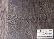 Engineered Oak, Fuzion, Bistro Collection, 5.0" x 3/4", Color:  Antique Pewter

                                 Engineered Flooring Trois-Rivières