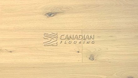 White Oak, CanfloorHand-Scraped, 6.5" x 3/4"Color:  Cobblestone Engineered flooring