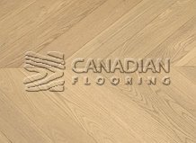 Engineered Chevron American White Oak, 5" x 3/4", Brushed Finish Color: Moon Light

                                 Engineered Flooring Scugog