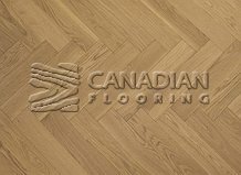 Engineered Herringbone American White Oak, 5" x 3/4", Brushed Finish Color: Honey Wheat

                                 Engineered Flooring Winnipeg