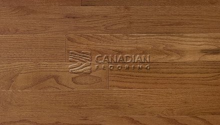 Solid Oak Flooring, Grandeur, 4-1/4" <br> Color:  Gunstock