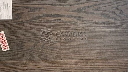 Euro Oak, 6.5" x 3/4", Brushed FinishColor:  Charcoal Engineered flooring