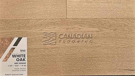 Engineered European Oak, GreenTouch, Purity Collection, 7-1/2" x 3/4"  <br> Color:  Balaton Charm