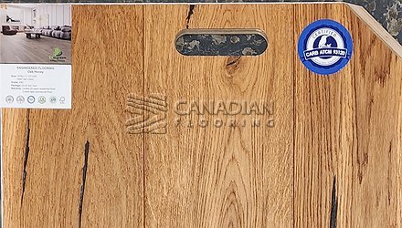 Engineered White Oak, Evergreen, 7-1/2" x 5/8"  <br> Color: Honey