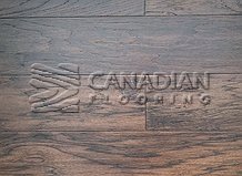 Hickory, Canfloor, 6.5" x 3/4", Hand-Scraped & DistressedColor:  Coffee
                                 6-1/2" (165.1 mm) Engineered flooring