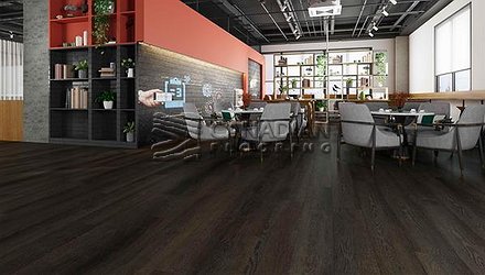 Luxury Vinyl Flooring, Biyork, Hydrogen 5 mm, Click, Color:  Autumn Rain