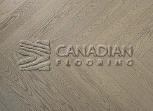 Engineered Herringbone American White Oak, 5" x 3/4", Brushed Finish Color: Sky

                                 Engineered Flooring St. Catharines - Niagara Falls
