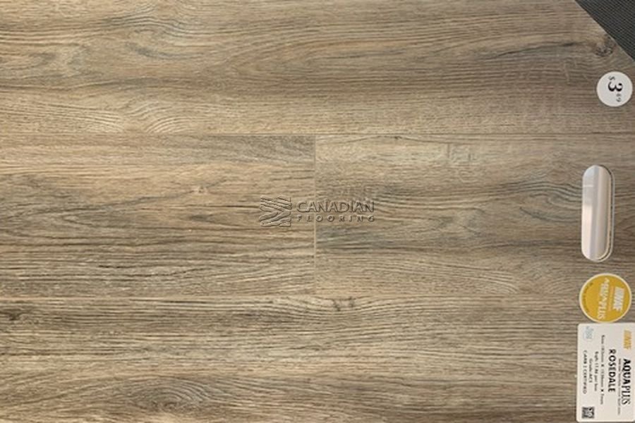Luxury Vinyl Flooring, Aqua Plus, NAF, 7.0 mm, Color Bloor